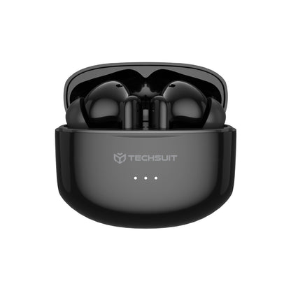 Handsfree Bluetooth Techsuit CW1 Audira Pro, TWS, ANC, Crni