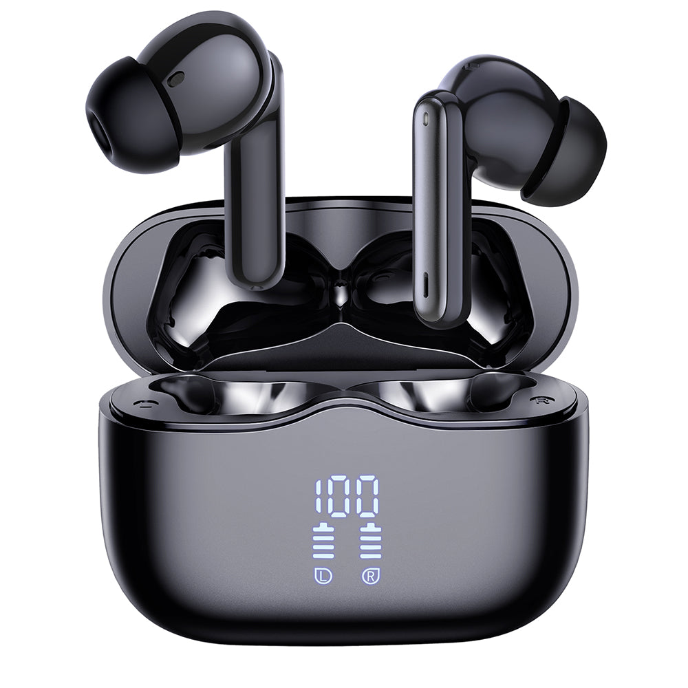 Handsfree Bluetooth Techsuit CW2 VelarX One, TWS, ANC, Crni