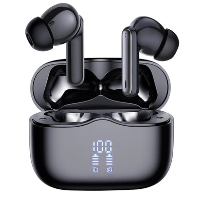 Handsfree Bluetooth Techsuit CW2 VelarX One, TWS, ANC, Crni
