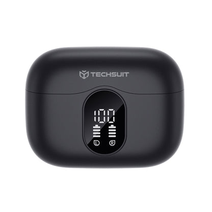 Handsfree Bluetooth Techsuit CW3 WaveBeat 100, TWS, ANC, Crni