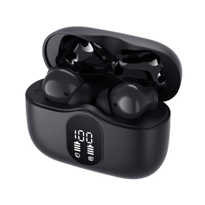 Handsfree Bluetooth Techsuit CW3 WaveBeat 100, TWS, ANC, Crni