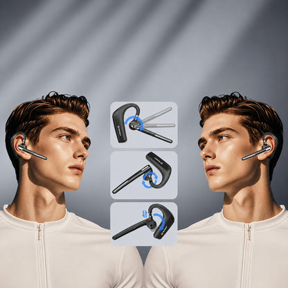 Handsfree Bluetooth Techsuit PowerTalks G6, MultiPoint, A2DP, Crna