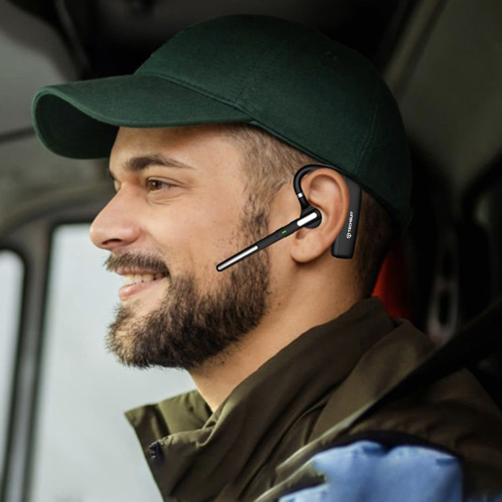 Handsfree Bluetooth Techsuit PowerTalks G6, MultiPoint, A2DP, Crna