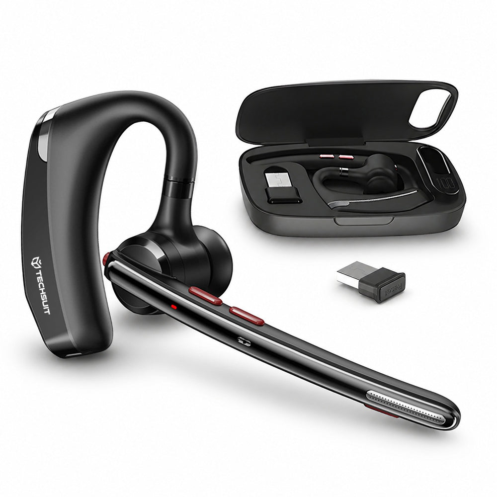 Bluetooth slušalica za Call Center Techsuit SoundForce Pro G10, A2DP, Crna
