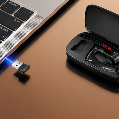 Bluetooth slušalica za Call Center Techsuit SoundForce Pro G10, A2DP, Crna