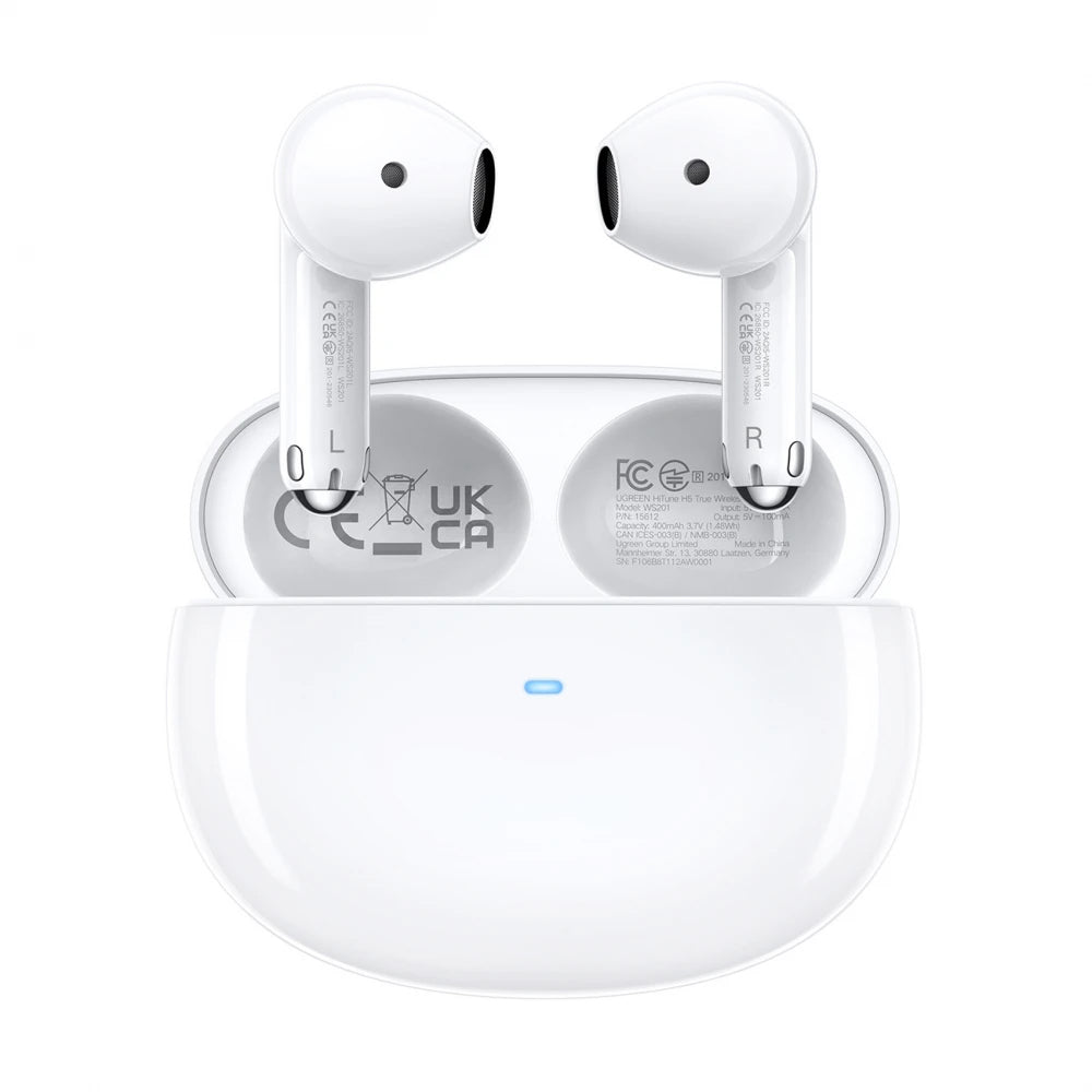 Handsfree Bluetooth UGREEN HiTune H5 WS201, TWS, Bijeli