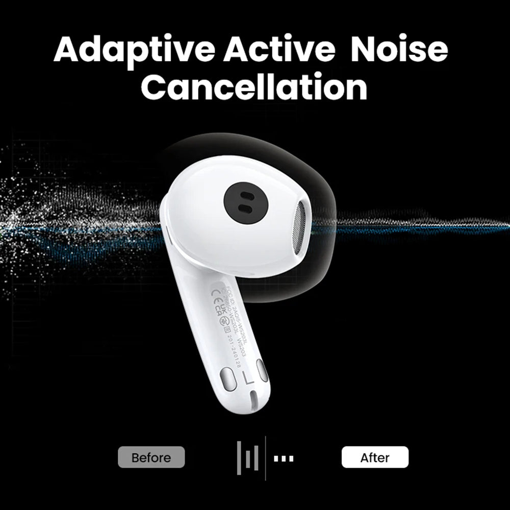 Handsfree Bluetooth UGREEN HiTune H6 Pro WS203, TWS, ANC, Bijeli