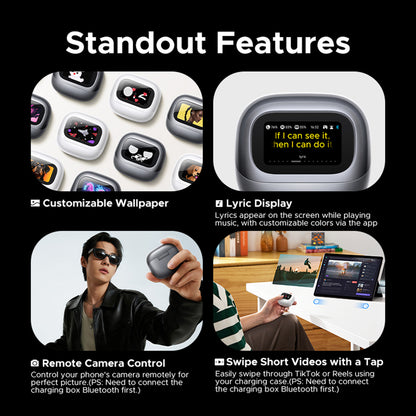 Handsfree Bluetooth UGREEN HiTune H6 Magic WS216 (65386), TWS, ANC, MultiPoint, Bijela