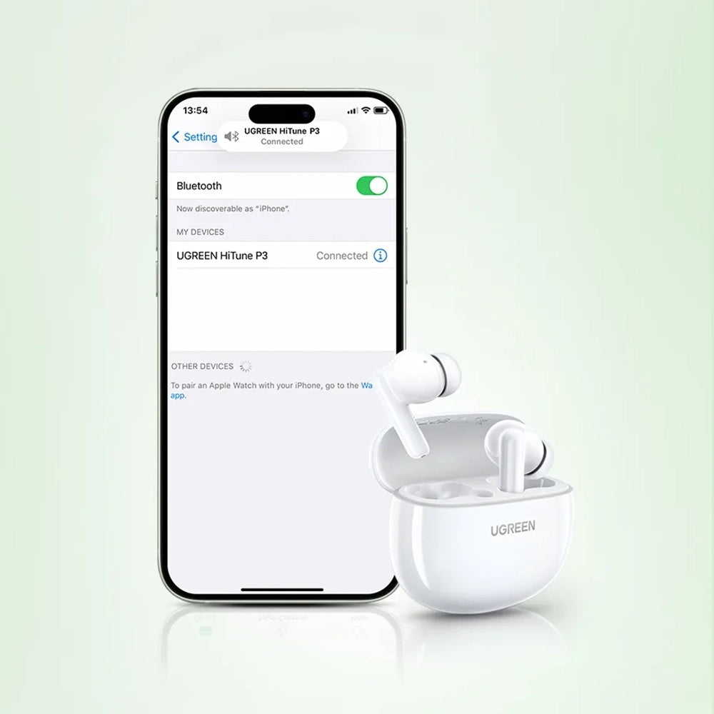 Handsfree Bluetooth UGREEN HiTune P3 WS207, TWS, MultiPoint, Bijeli