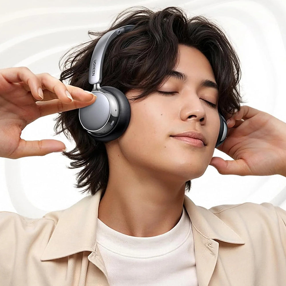 Handsfree Bluetooth UGREEN HiTune Studio Plus HP207, A2DP, ANC, Srebrni