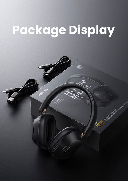 Handsfree Bluetooth UGREEN HiTune Max5C HP203, A2DP, ANC, Crni