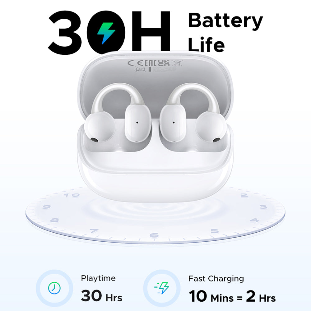 Handsfree Bluetooth UGREEN S6 ClipBuds Magic WS208, TWS, Bijela