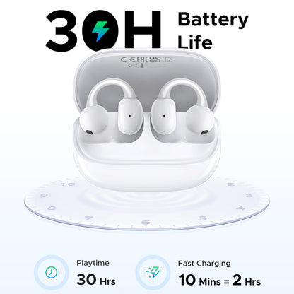Handsfree Bluetooth UGREEN S6 ClipBuds Magic WS208, TWS, Bijela