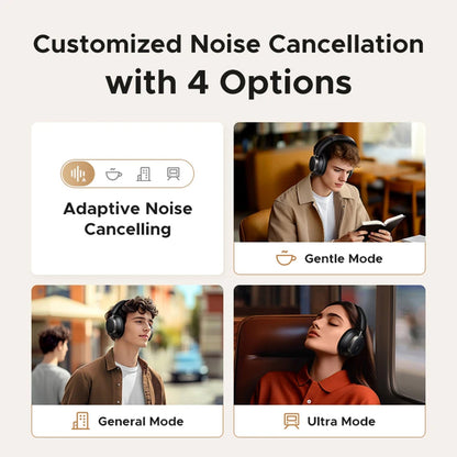 Handsfree Bluetooth UGREEN Studio Pro HP206, A2DP, ANC, Crni