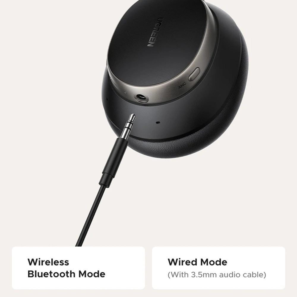 Handsfree Bluetooth UGREEN Studio Pro HP206, A2DP, ANC, Crni