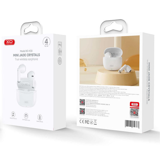 Handsfree Bluetooth XO Design X33, TWS, Bijeli