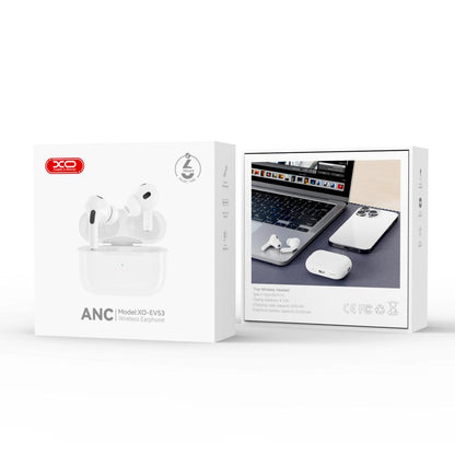 Handsfree Bluetooth XO Design EV53, TWS, ANC, Bijeli
