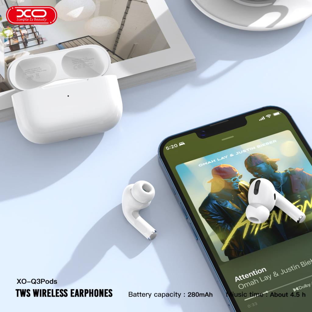 Handsfree Bluetooth XO Design Q3 Pods, TWS, Bijeli