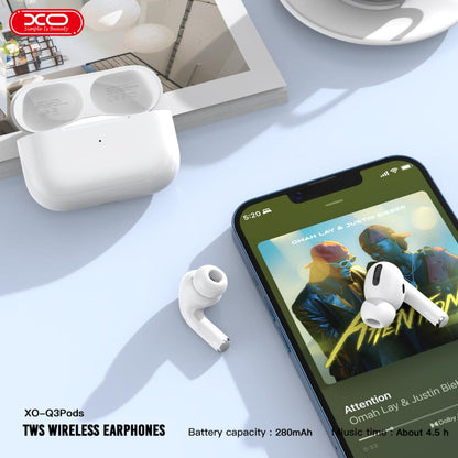 Handsfree Bluetooth XO Design Q3 Pods, TWS, Bijeli