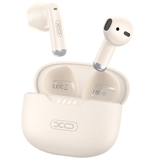 Handsfree Bluetooth XO Design G50, TWS, Bež