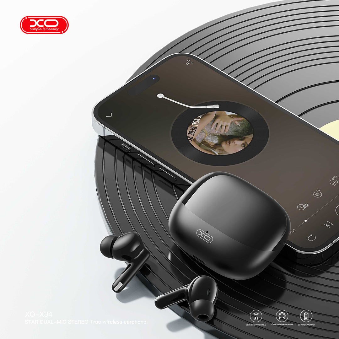 Handsfree Bluetooth XO Design X34, TWS, Crni