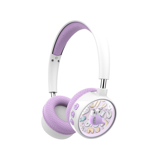 Handsfree Bluetooth XO Design BE57 Cartoon Kids, A2DP, Ljubičasta