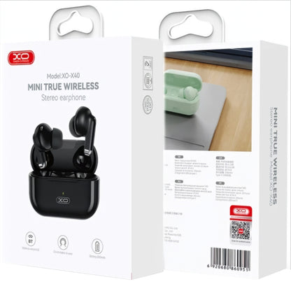 Handsfree Bluetooth XO Design X40, TWS, Crni