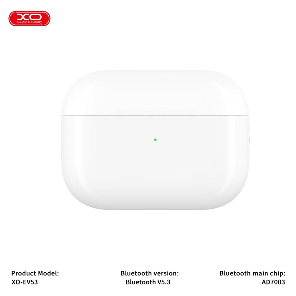 Handsfree Bluetooth XO Design EV53, TWS, ANC, Bijeli