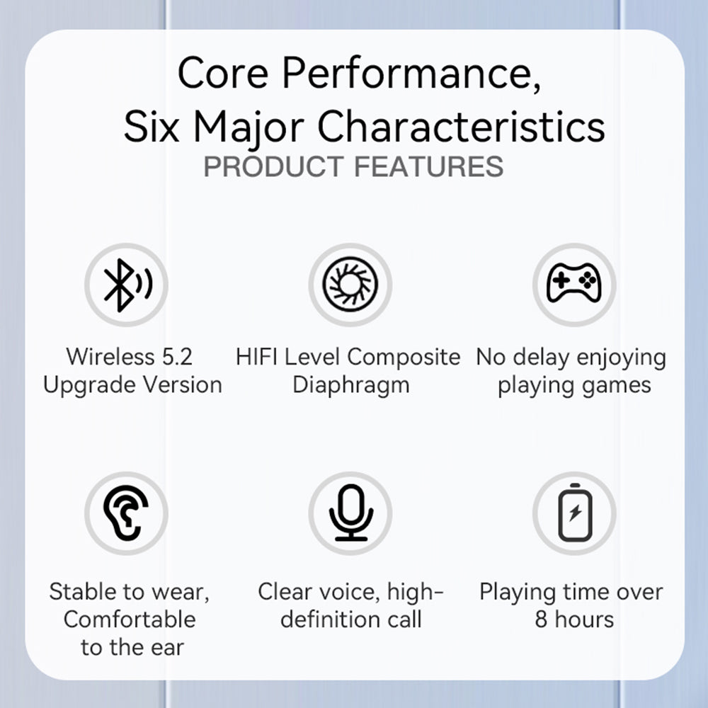 Handsfree Bluetooth Yesido EP05, A2DP, ANC, Crna