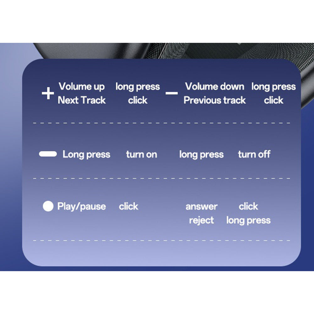 Handsfree Bluetooth Yesido EP10, A2DP, Crni