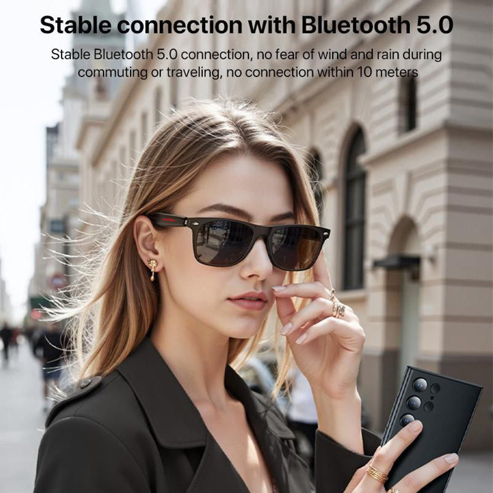 Handsfree Bluetooth Yesido IO35, Tip Sunčane naočale Unisex, A2DP, Crna