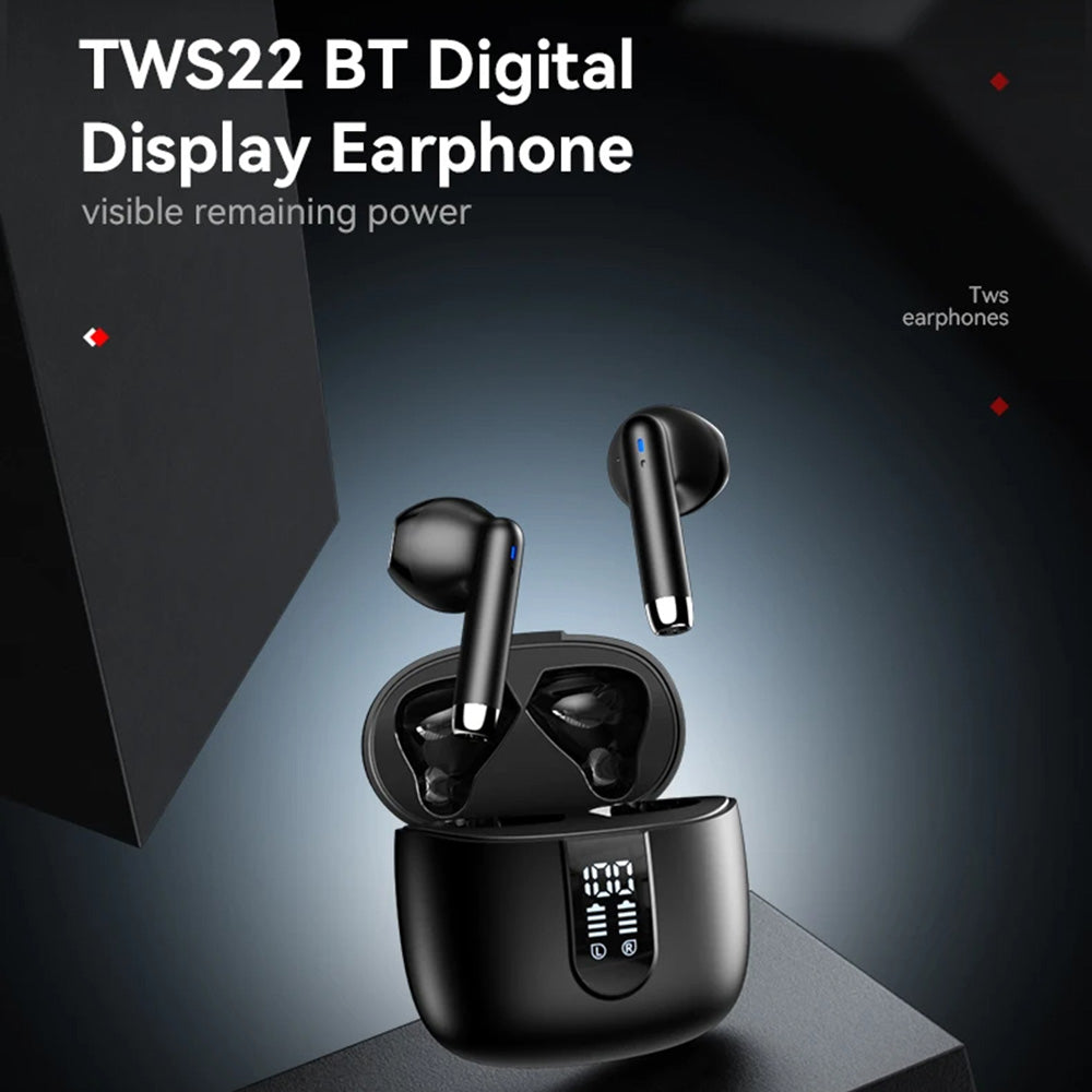 Handsfree Bluetooth Yesido TWS22, TWS, Crni