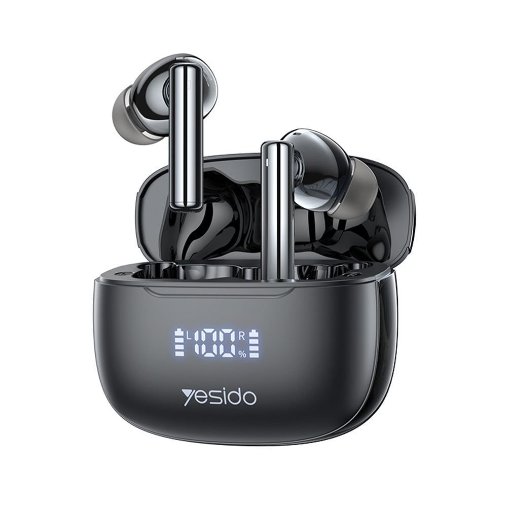 Handsfree Bluetooth Yesido TWS23, TWS, ANC, Crni