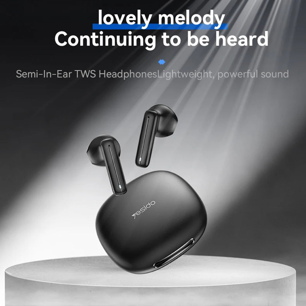 Handsfree Bluetooth Yesido TWS25, TWS, Crni