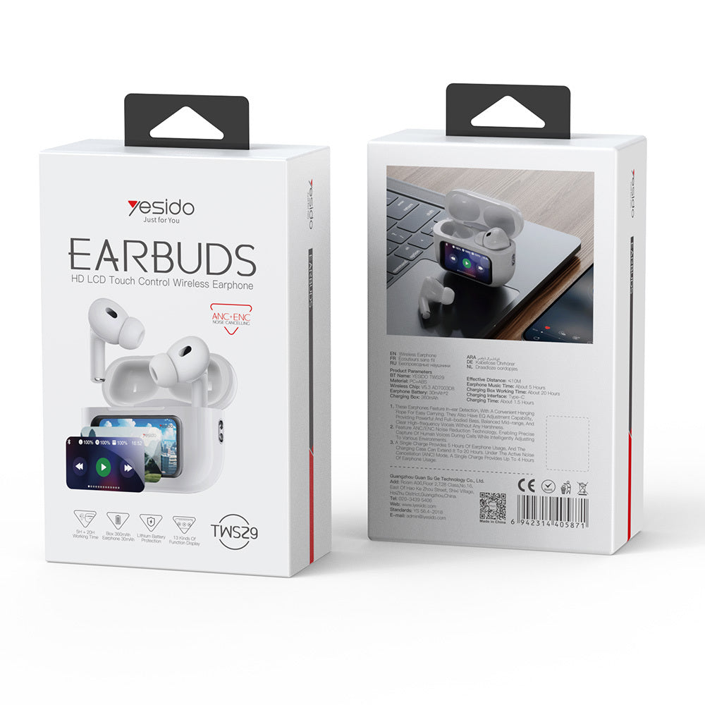 Handsfree Bluetooth Yesido TWS29, TWS, Bijeli