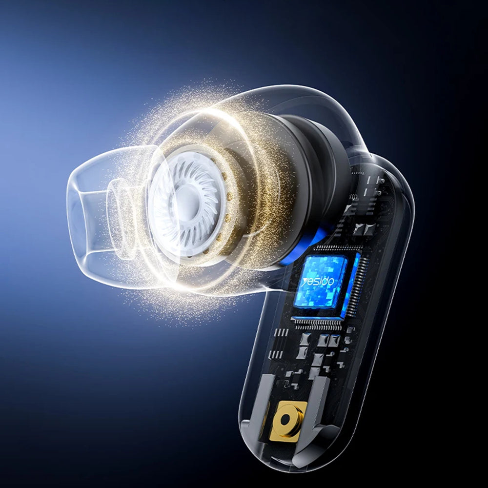 Handsfree Bluetooth Yesido TWS38, TWS, Crni