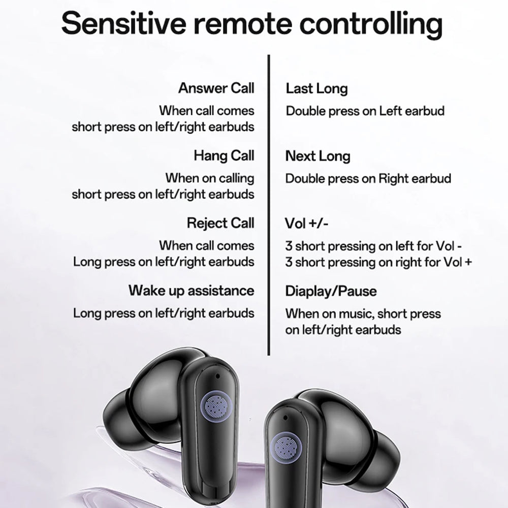 Handsfree Bluetooth Yesido TWS38, TWS, Crni