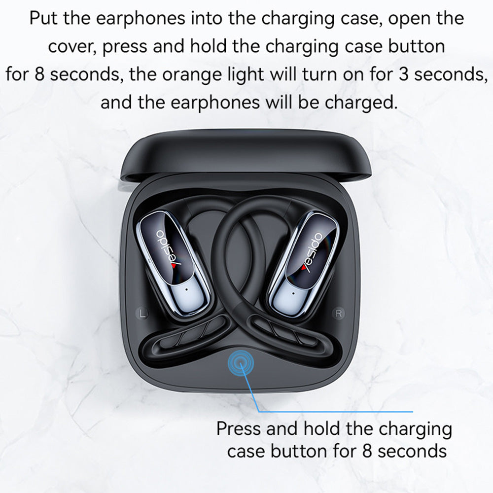 Handsfree Bluetooth Yesido YSP24, TWS, Crni