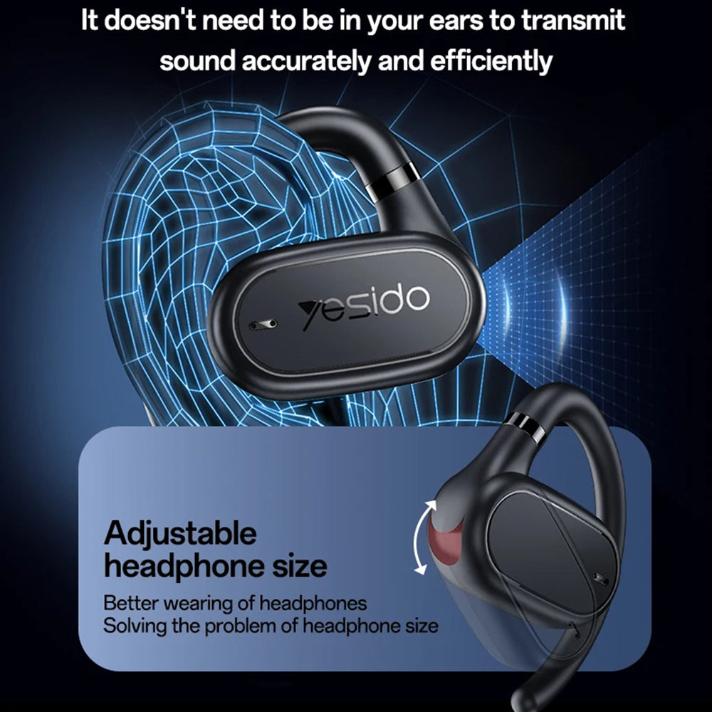 Handsfree Bluetooth Yesido YSP25, TWS, Crni