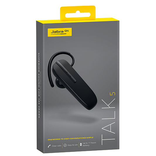 Bluetooth Handsfree Jabra TALK 5, MultiPoint, Crni 100-92046900-60