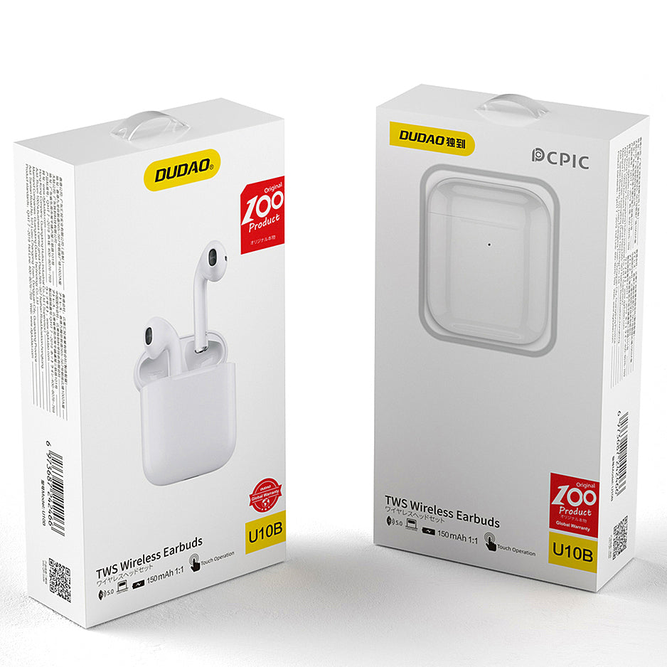 Handsfree Bluetooth Dudao U10B, TWS, Bijeli