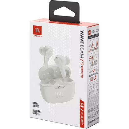 Handsfree Bluetooth JBL Wave Beam, TWS, Bijeli JBLWBEAMWHT