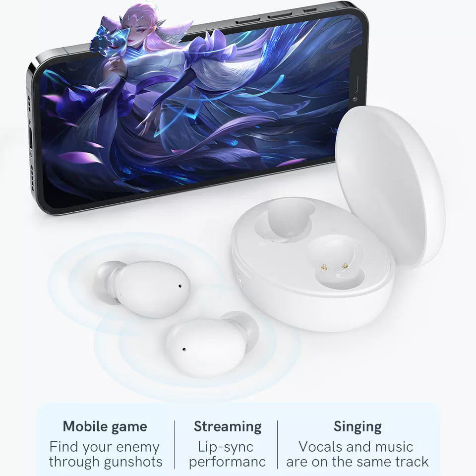Handsfree Bluetooth QCY T16, TWS, Bijeli