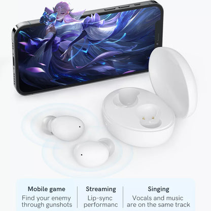Handsfree Bluetooth QCY T16, TWS, Bijeli