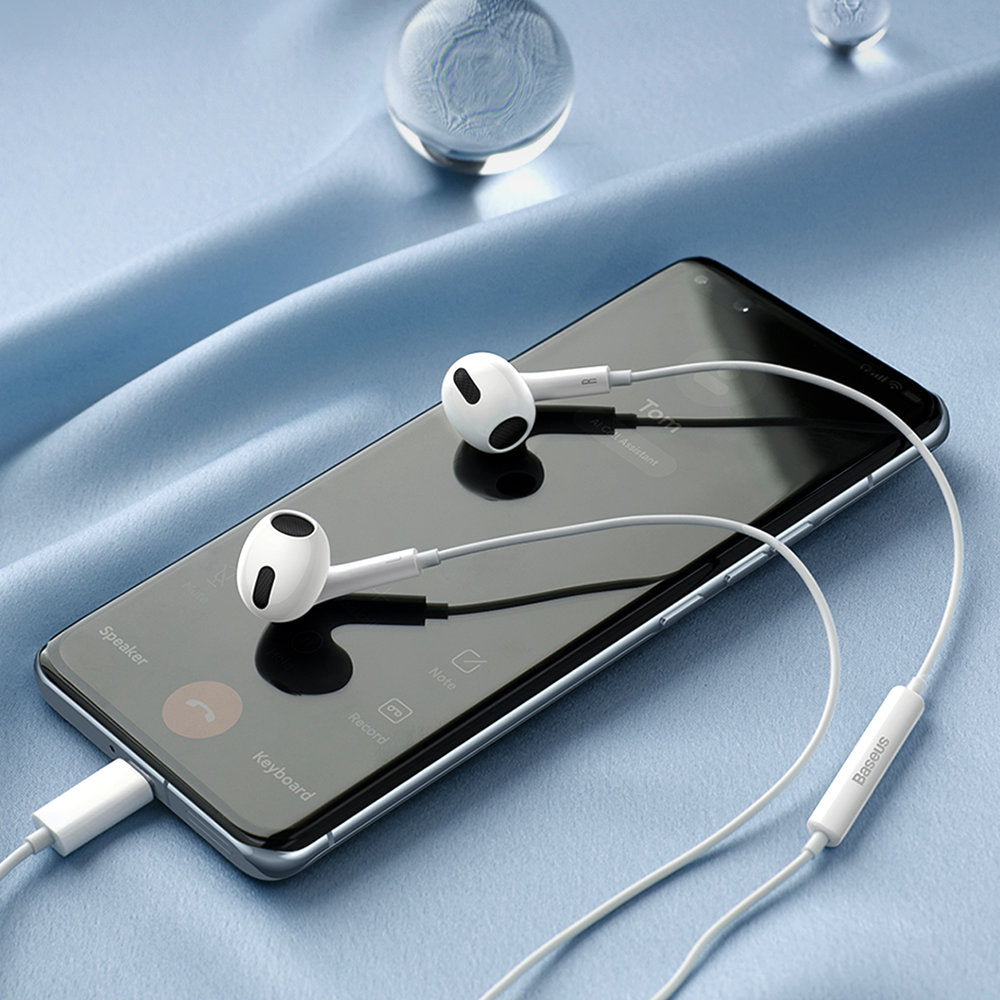 Handsfree USB-C Baseus Encok C17, Bijeli NGCR010002