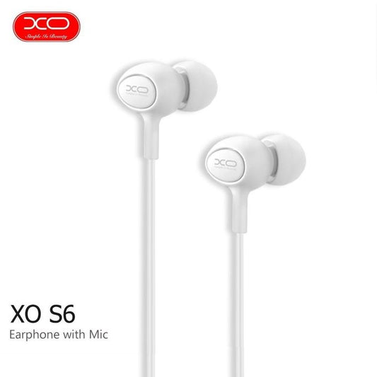 Handsfree 3.5mm XO Design S-6 Candy, Bijela