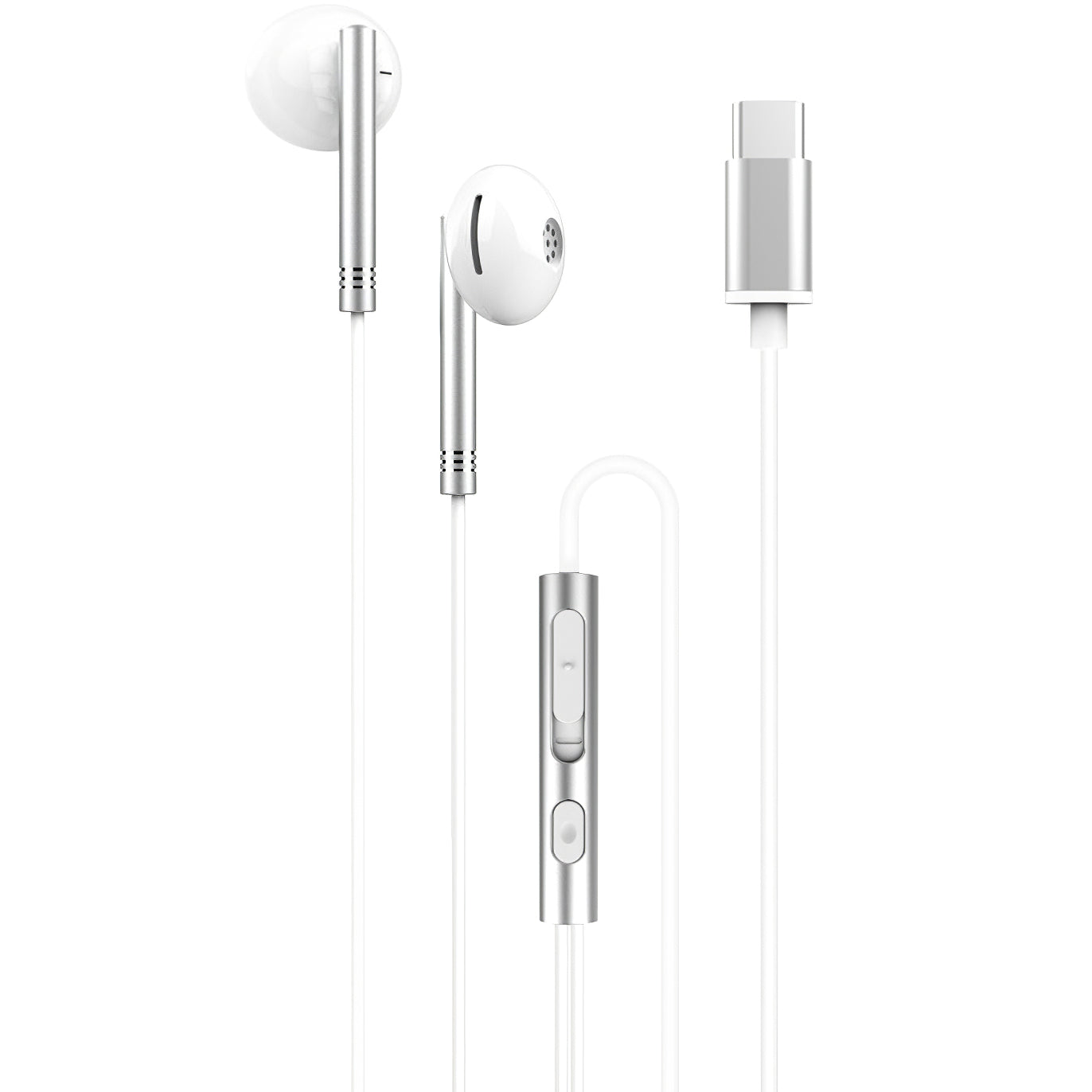 Handsfree USB-C XO Design EP29, Srebrni