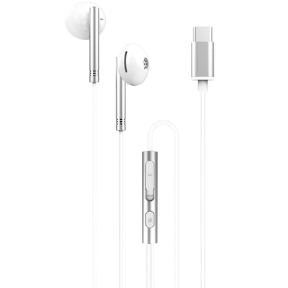 Handsfree USB-C XO Design EP29, Srebrni