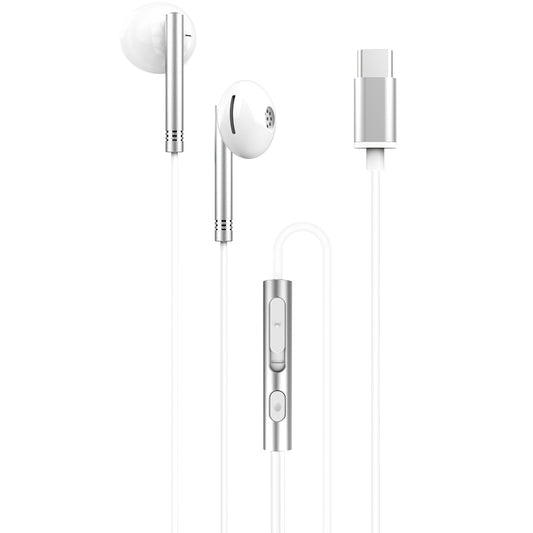 Handsfree USB-C XO Design EP29, Srebrni