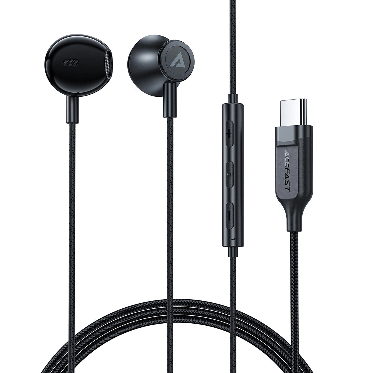 Handsfree USB-C Acefast L2, Crni